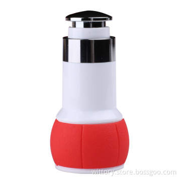 2-port usb smart car charger-red